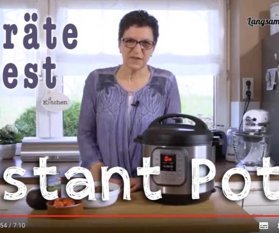 Instant Pot-Gerätetest im Video