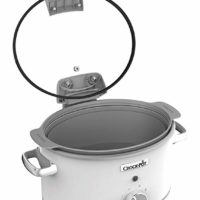 Crock-Pot CSC038 4,5l, Saute Slow Cooker mit Klappdeckel, 3 Temperaturstufen
